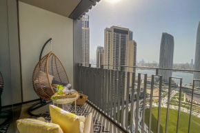 HiGuests - Luxe Apartment With Panoramic Views on Dubai Creek